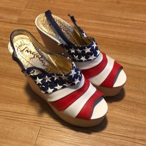 Irregular choice American flag platforms ❤️